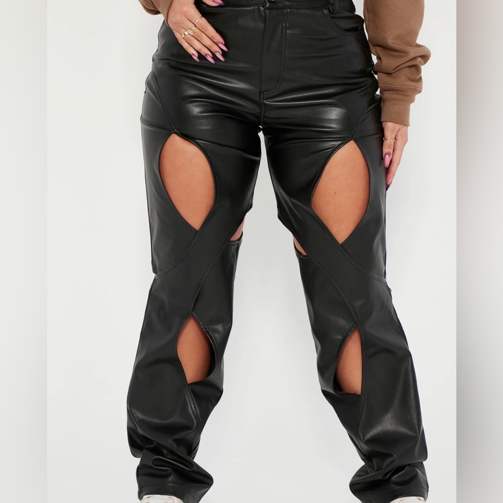 $10 FAUX LEATHER PANTS